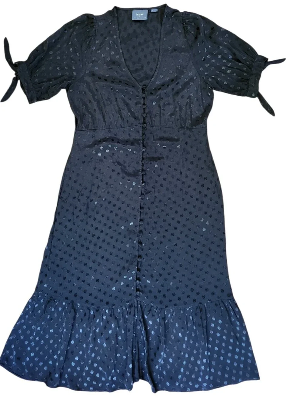 ANTHROPOLOGIE MAEVE Eudora PolkaDot Midi Dress - Size 6